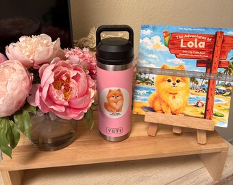 Lola Pomeranian Dog Sticker: Waterproof, Stay Fluffy Decal