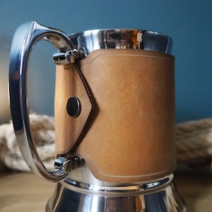 Leather Wrapped Tankard