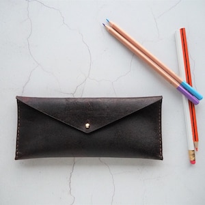 Personalised Leather Pencil Case