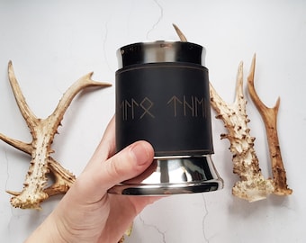 Leather Rune Tankard