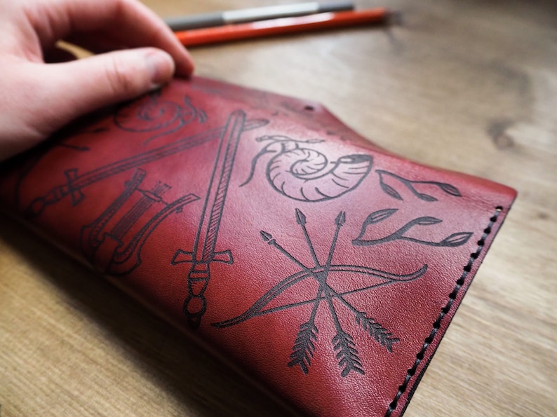 D&D Leather Pencil Case, Dice Case image 5