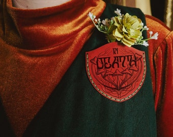 Bolsillo con ramillete de setas - Decoración de solapa - Accesorio floral