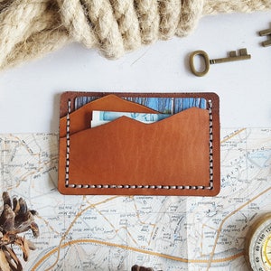 Cartera de piel de montaña: opciones de color teñidas a mano