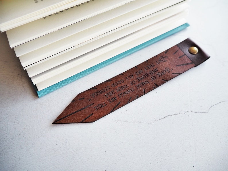 Personalised bookmark, The Quote Bookmark, gift for literature lovers image 2