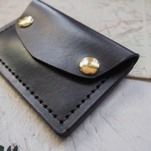 Minimalist Wallet With Coin Pocket Personalised & Handcrafted Gifts For Her, Him Mens Wallet Womens Wallet image 3