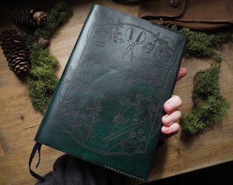 The Foragers Leather Journal Cover Removable