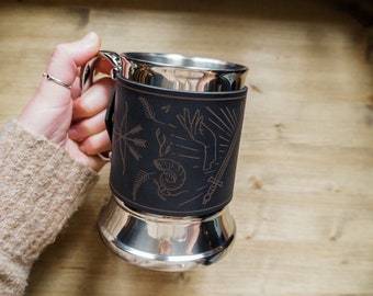 D&D Leather Wrapped Tankard, the dungeoneers tankard