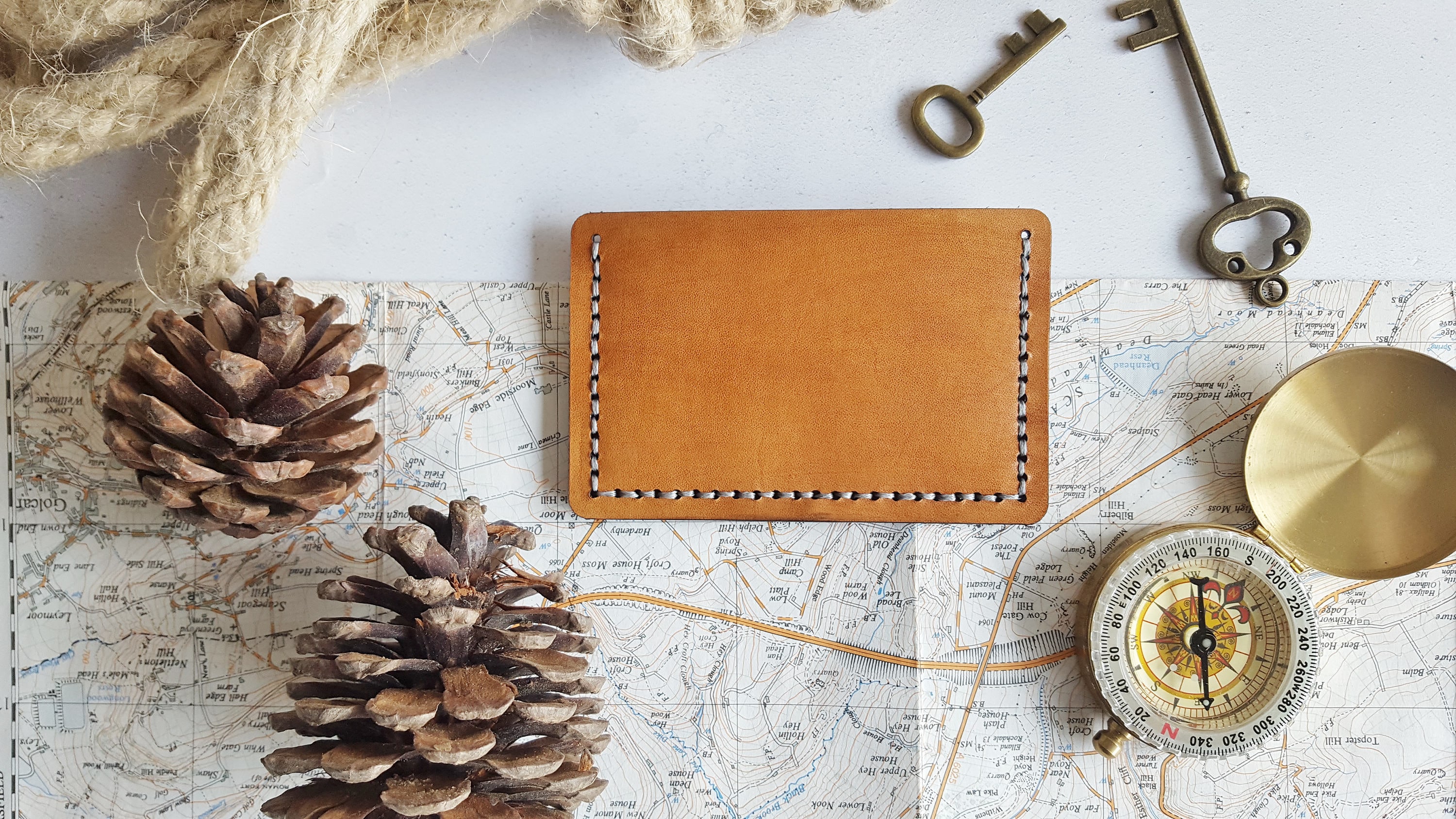 Lumber Jack Wallet Personalised Leather Card Holder Hand - Etsy