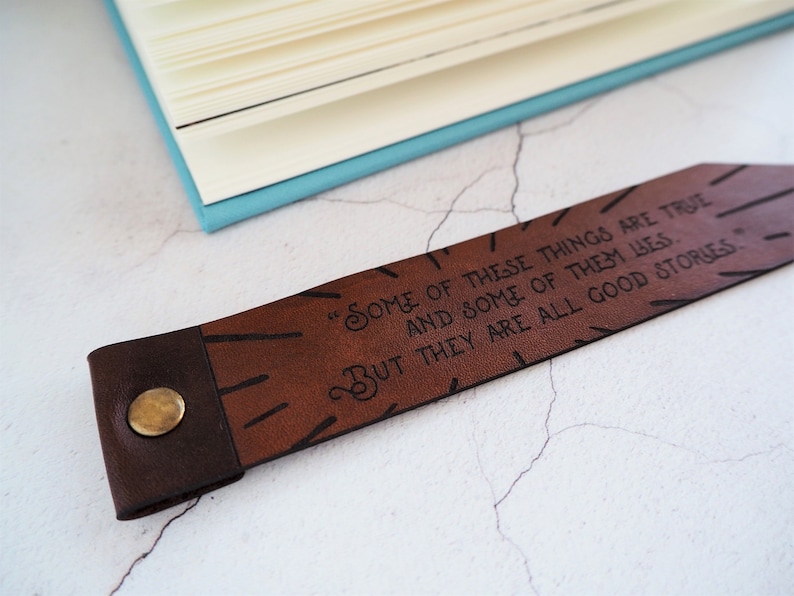 Personalised bookmark, The Quote Bookmark, gift for literature lovers image 4