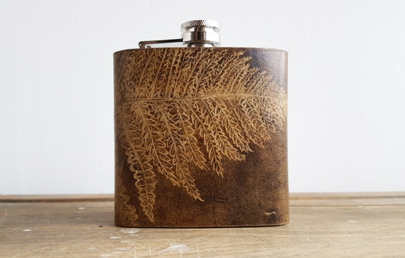 6oz Fern Leaf Flask 6oz Fern Leaf Flask