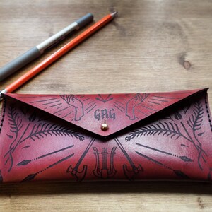 D&D Leather Pencil Case, Dice Case image 3