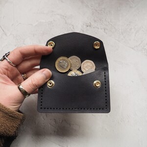 Minimalist Wallet With Coin Pocket Personalised & Handcrafted Gifts For Her, Him Mens Wallet Womens Wallet image 4