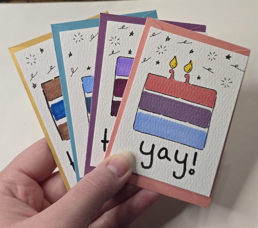 Mini Greeting Card Set | Small Note Cards | Whimsical Literary ...