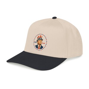 Uncle Slam Hat, Trump Patriotic Baseball Cap, Funny Political Hat, USA Election Gift, 4th of July Printed Cap image 14