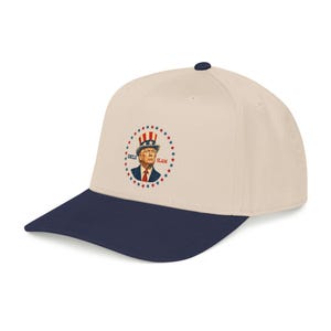 Uncle Slam Hat, Trump Patriotic Baseball Cap, Funny Political Hat, USA Election Gift, 4th of July Printed Cap image 17