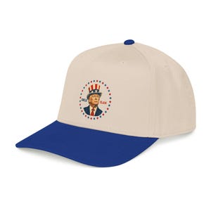 Uncle Slam Hat, Trump Patriotic Baseball Cap, Funny Political Hat, USA Election Gift, 4th of July Printed Cap image 18