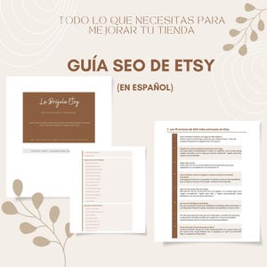 Guía SEO Etsy en Español | Cómo Aparecer en Búsquedas de Etsy | Títulos Tags Descripciones | Recursos Digitales Etsy Vendedoras