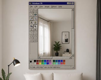 デコタボードに施されたユニークなデジタルプリントミラー｜シルバープレキシミラーを使用したスタイリッシュなウォールアート