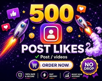 Instagram Post/Reel Growth 500 likes | Real and Organic Service