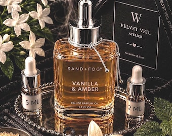 Sand + Fog Vanilla Amber Perfume Oil Decants (2ML, 5ML)