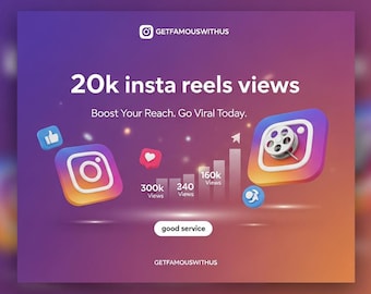 20K Instagram Views | Real Engagement Service | Fast Delivery | Safe Social Media Growth