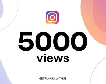 5000 Real Instagram Video Views | Organic Reel Promotion, Visibility Boost