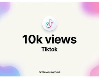 10k TikTok Views, Fast Account Growth, Engagement Boost (24 Hour Delivery)