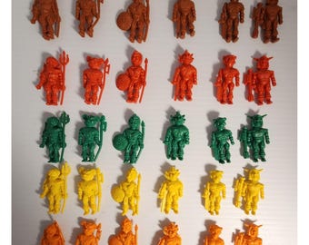 Juego completo - 30 piezas - Figura rara de Keshi, as espacial de los años 80, Blackstar Fantasy