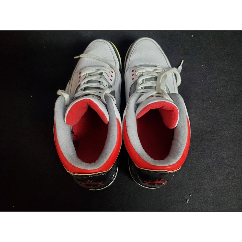 Nike Air Jordan 3 Retro 2007 Rojo Fuego Talla 15 136064-161 imagen 7