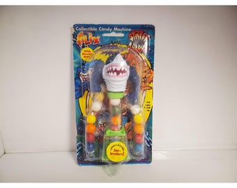 Dispensador de caramelos Flix Street Sharks Ripster de 1995, SELLADO DE FÁBRICA