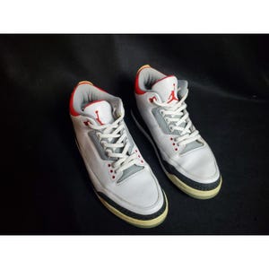 Nike Air Jordan 3 Retro 2007 Rojo Fuego Talla 15 136064-161 imagen 1