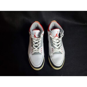 Nike Air Jordan 3 Retro 2007 Rojo Fuego Talla 15 136064-161 imagen 4