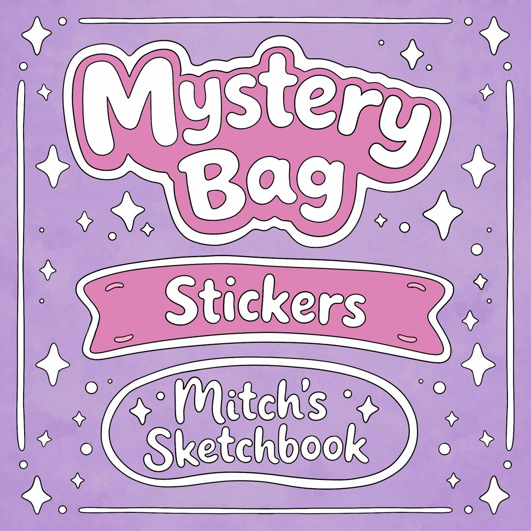 Mystery Sticker Pack, Blind Bag Stickers, Random Cute Stickers, Kawaii ...