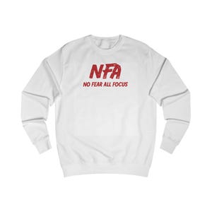 NFA No Fear All Focus Sweatshirt – Cotton Polyester Blend, Unisex Fit