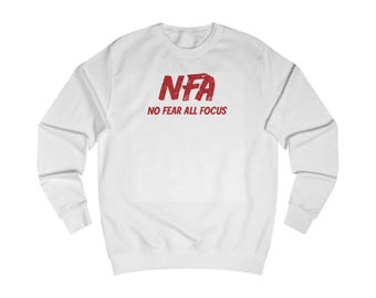 NFA No Fear All Focus Sweatshirt – Cotton Polyester Blend, Unisex Fit