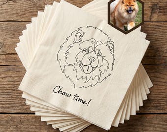 Minimalist Continuous Line Drawing of Pet