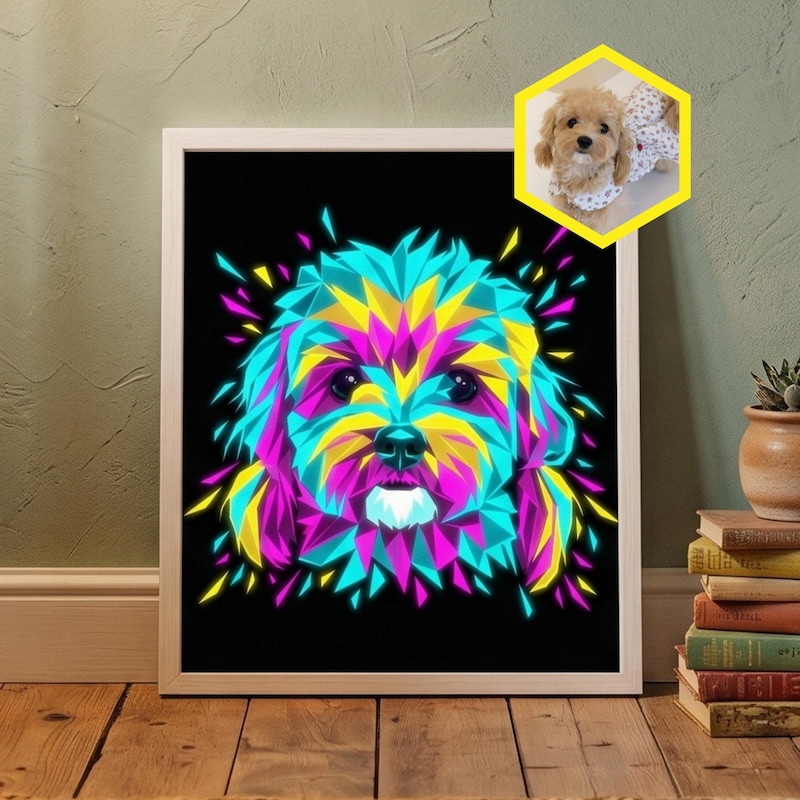 Cyberpunk Dog Art - Etsy