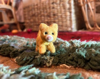 Needle-Felted Orange Cat
