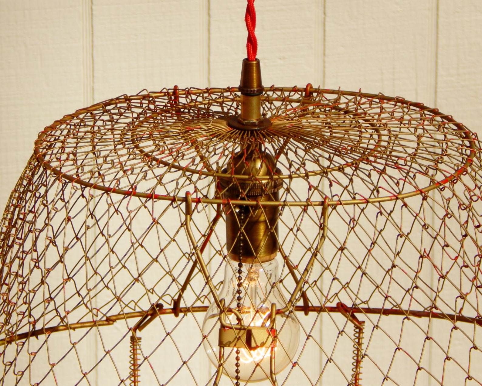 Vintage Egg Basket Light Antique Egg Basket Vintage Light Etsy