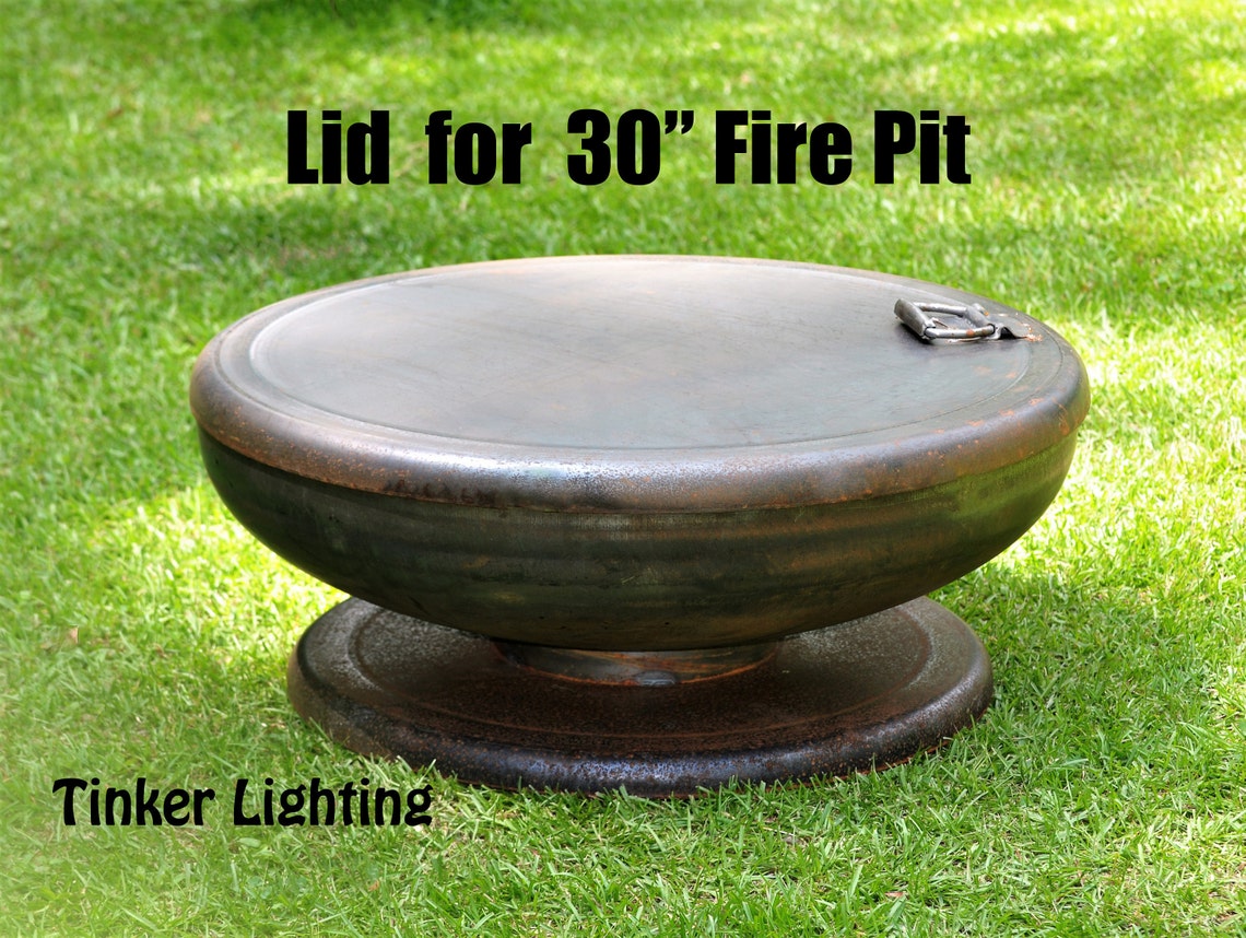 Lid for Fire Pit 30 inch Cover Only Includes Shipping Fire Etsy
