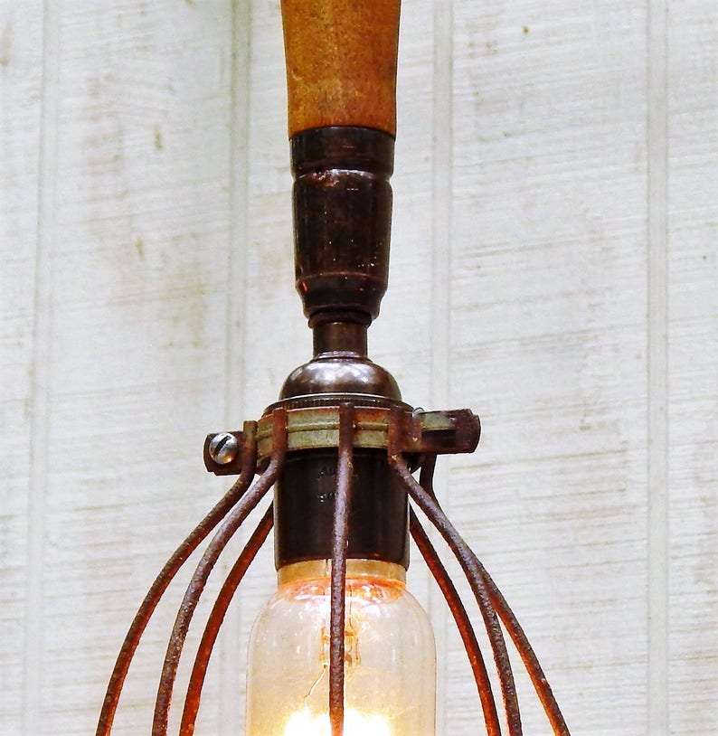 Trio Vintage Work Lights Pendant Lighting Antique Work Light Etsy