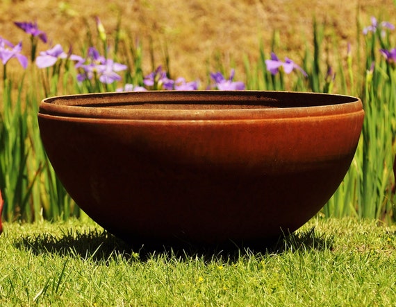 Fire Pit 37 Inch Planter Firepit Fire Pits Firepits Etsy