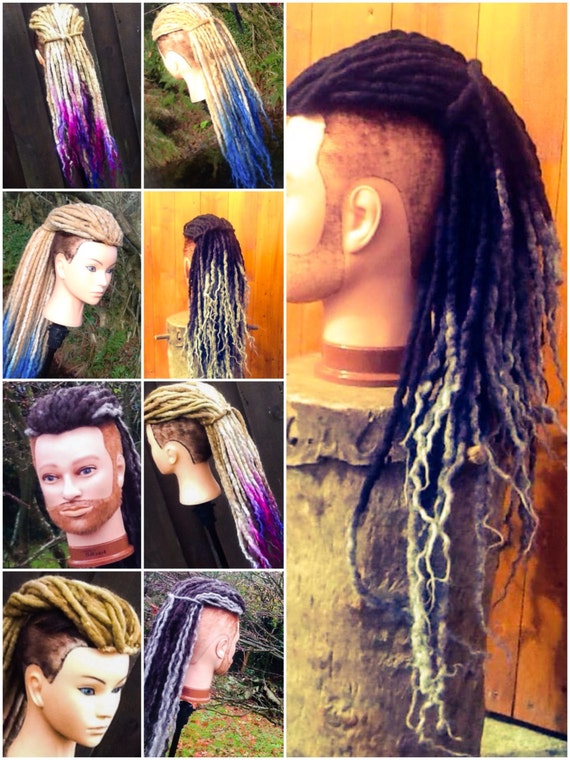 Aya Create A Custom Order Dreadhawk Hairpeice 60 Single Ended Dreads This Is Not A Wig