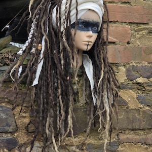 aYa Available Now IN  STOCK  Full Head Boho Dread Wig Dreadlooks Chemo Alopecia Cosplay Larp Mixed Browns
