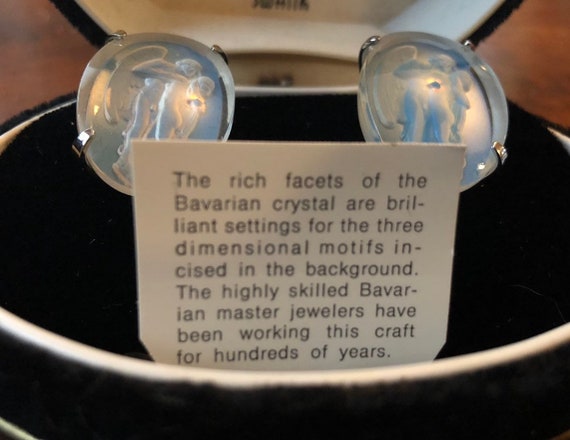 Vintage Swank Arts of the World Crystal Embracing… - image 6