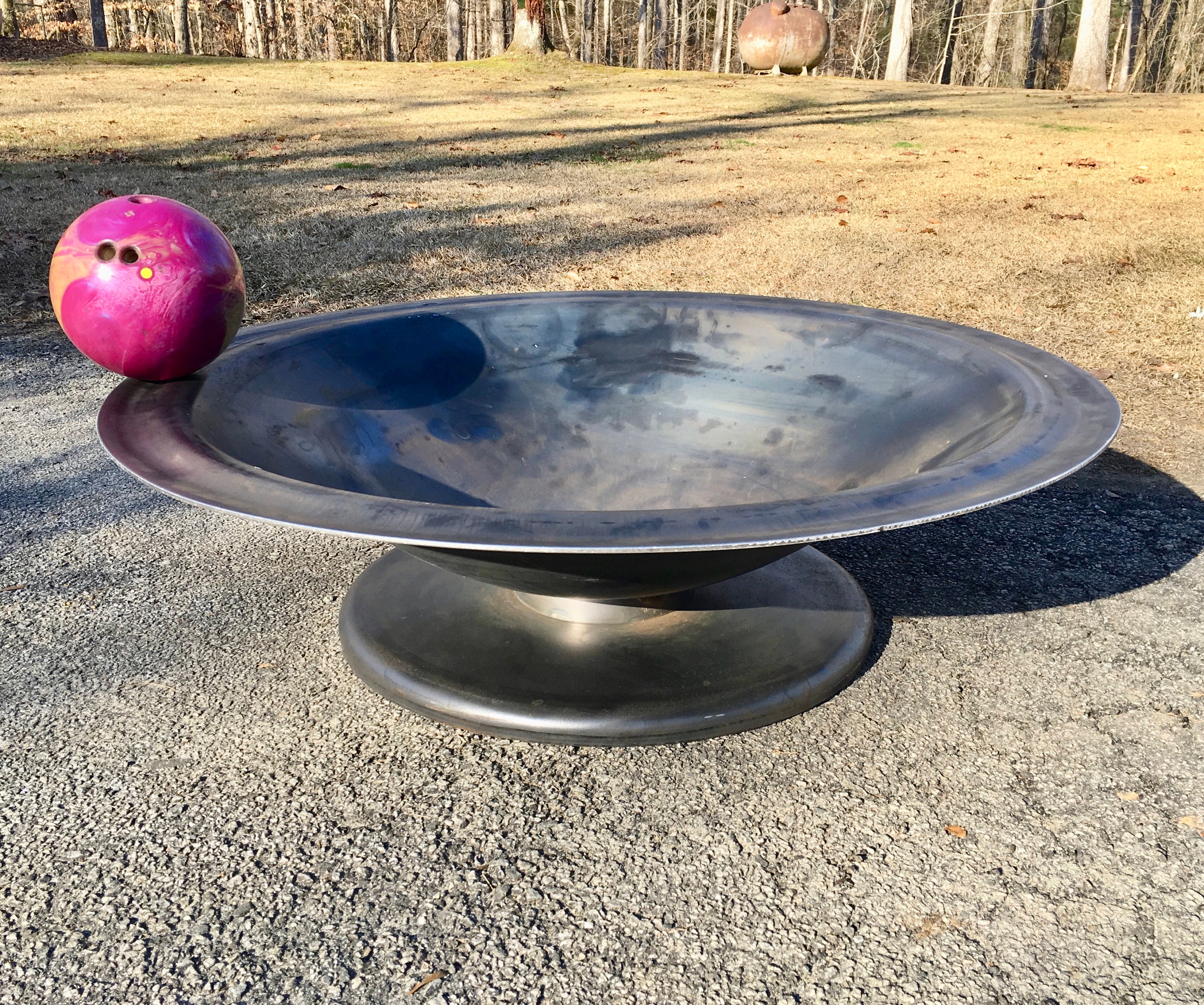 NEW 46 Inch Syrup Kettle Style Steel Fire Pit With 4 Inch Etsy