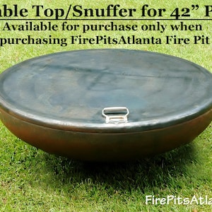 Snuffer/Cover/Top for 42" Fire Pit - Shipped with fire pit only