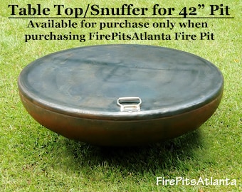 Snuffer/Cover/Top for 42" Fire Pit - Shipped with fire pit only