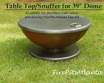 Snuffer/Cover/Top for 39" Dome Fire Pit - Shipped with fire pit only