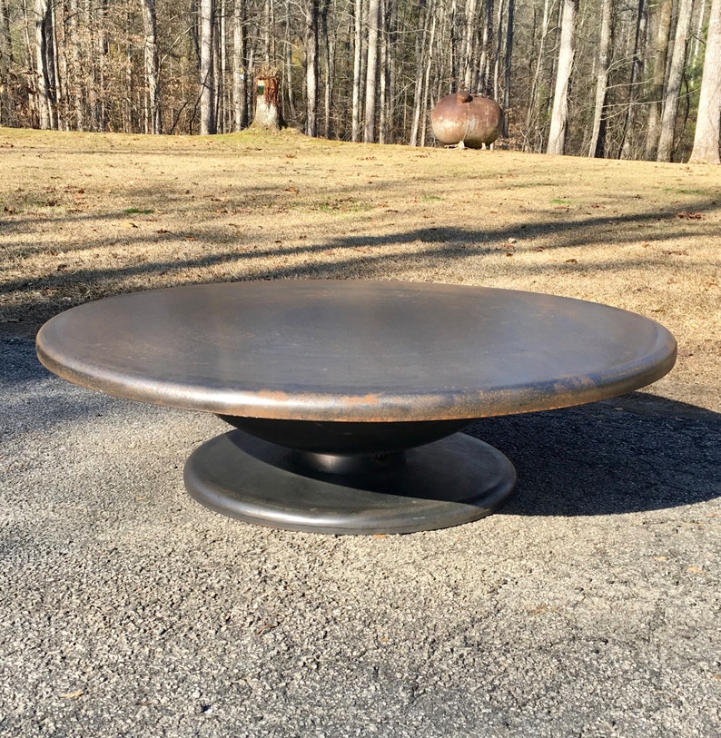 NEW 46 Inch Syrup Kettle Style Steel Fire Pit With 4 Inch Etsy